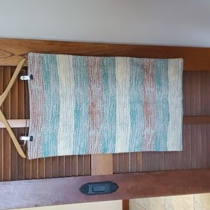 Pair of decorator pillow covers.